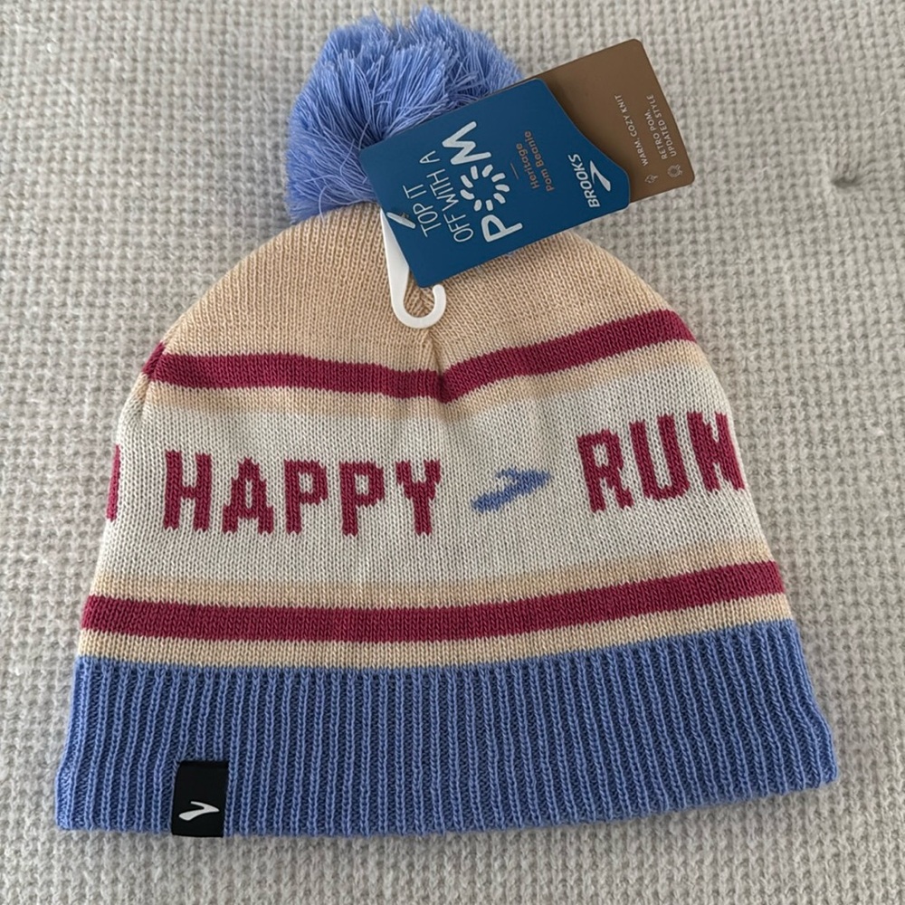 Brooks Heritage Pom Beanie